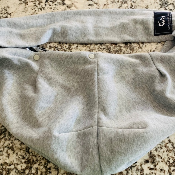 Dog Sling Cuby 100 Lined Gray - Picture 1 of 9